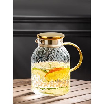 冷水壺玻璃耐高溫涼水壺2025新款涼茶壺家用儲水大容量涼白開水杯