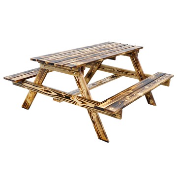 LOGIS-多用原木庭園桌椅 啤酒桌 戶外桌椅 烤肉桌 12BEER