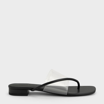 透明鞋面夾腳拖鞋