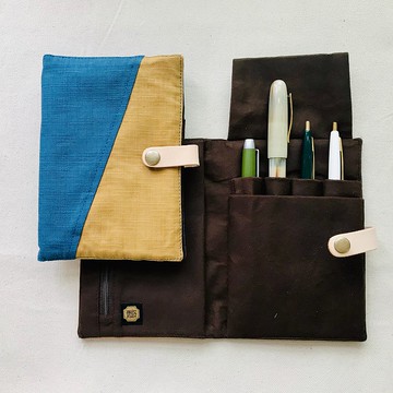 4入拼接鋼筆袋 手帳袋 筆袋