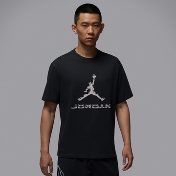 NIKE AS M J DF JD SPRT BRND SS CREW 黑色 短袖上衣 短T 喬丹 男款 休閒 HQ9092-010