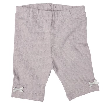 akachan honpo - 5分內搭褲-緹花-灰色 (90cm)