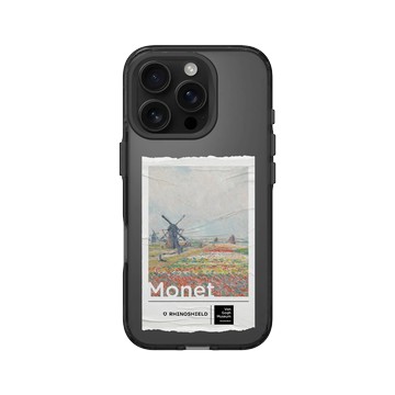 iPhone 16 Pro Clear 酷墨灰 - Van Gogh Museum - 荷蘭的鬱金香田
