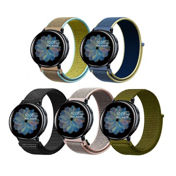 Timo 【Timo】 Galaxy Watch 3 45mm /Watch 46mm /Gear S3 Classic 尼龍織紋回環替換手環錶帶(錶帶寬度22mm)