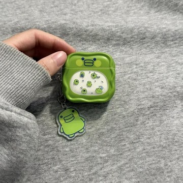 鏤空大嘴吉適用airpods pro3保護殼airpods4蘋果耳機套3代2代pro2