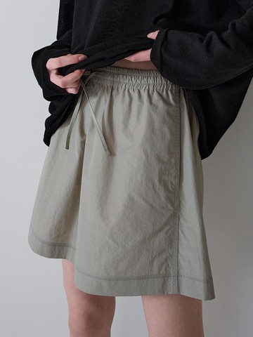 Banding Bermuda Pants_Sage