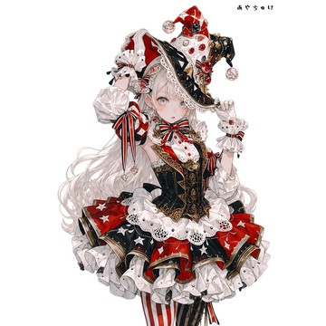【6 月新品】07-133-0029 人物貼紙 馬戲團風格