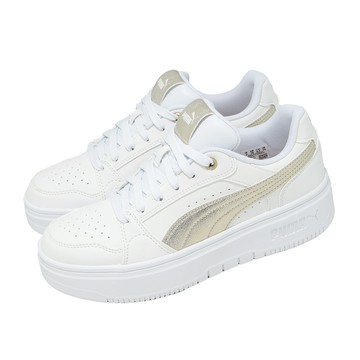 [ACS] Puma 休閒鞋 Rebound Femme Low Metallic 女鞋 厚底增高 白 406063-01