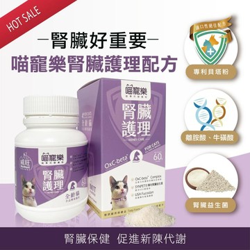 🔥LINE限定優惠🔥只要$666‼️順順順‼️【威旺WeWant】喵寵樂-貓咪專用腎臟護理配方  60g/罐『配方升級版』| 貓咪腎臟保養 貓腎臟 離胺酸 腎臟益生菌 貓咪專用