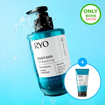 Ryo Root:Gen Oil Balancing Shampoo 515ml Set (+100ml)
