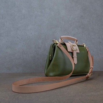 大型醫生口金包＿抹茶綠