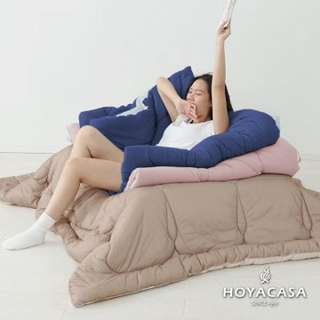 HOYACASA 買一送一 HEAT TECH⁺ 速暖泡芙針織冬被/四季被2.0 (180x210cm)-多色任選