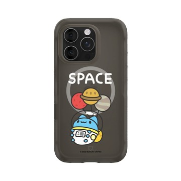 iPhone 16 Pro AirX 本質黑 - 貓貓蟲咖波 Bugcat Capoo - 咖波漂浮星球
