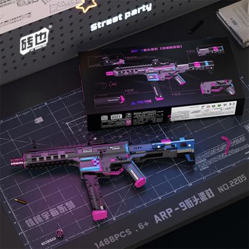 跨境電商希音TEMU狙擊玩具積木步槍男孩子拼裝玩具槍模型禮物玩具