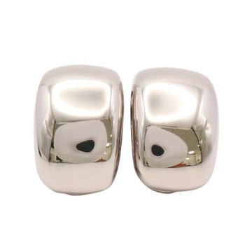 Cartier 卡地亞 Nouvelle vague 耳環 18K白金 【二手名牌BRAND OFF】