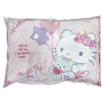 Hello Kitty 凱蒂貓 枕頭 100%棉  28 x 39cm