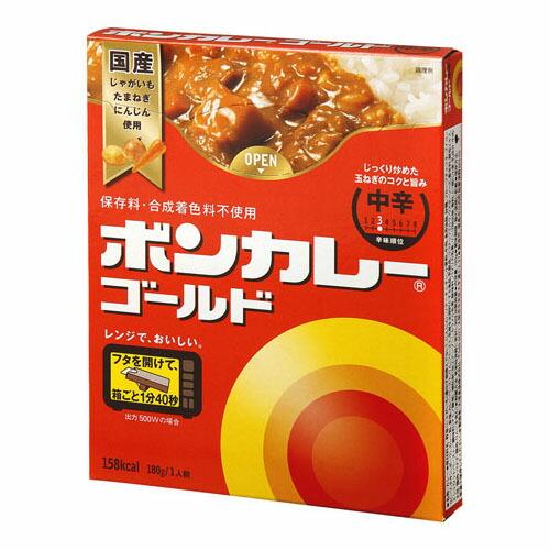 大塚食品 ボンカレーゴールド 中辛 180g ×10 メーカー直送