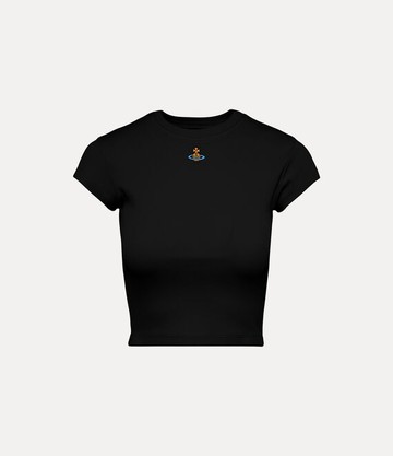 Vivienne Westwood Baby Peru T-shirt Rib Jersey Black XS Women