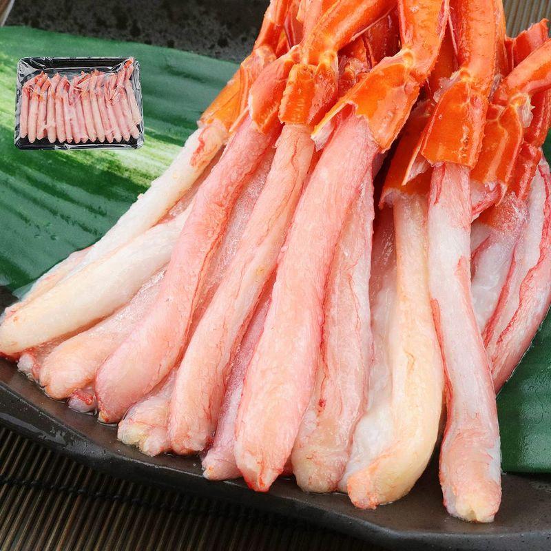 食の達人森源商店 北海道産 お刺身用 生 紅ずわいがにポーション500g 紅ズワイ カニ かに 蟹