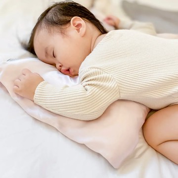 BEBE SILK 100%純蠶絲抱抱枕 - 月亮灰