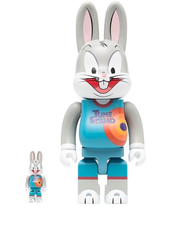 MEDICOM TOY - x Space Jam Rabbrick Bugs Bunny BE@RBRICK 100% and 400% figure set - unisex - Plastic - One Size - Grey