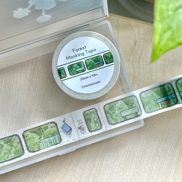 森林系列和紙膠帶
