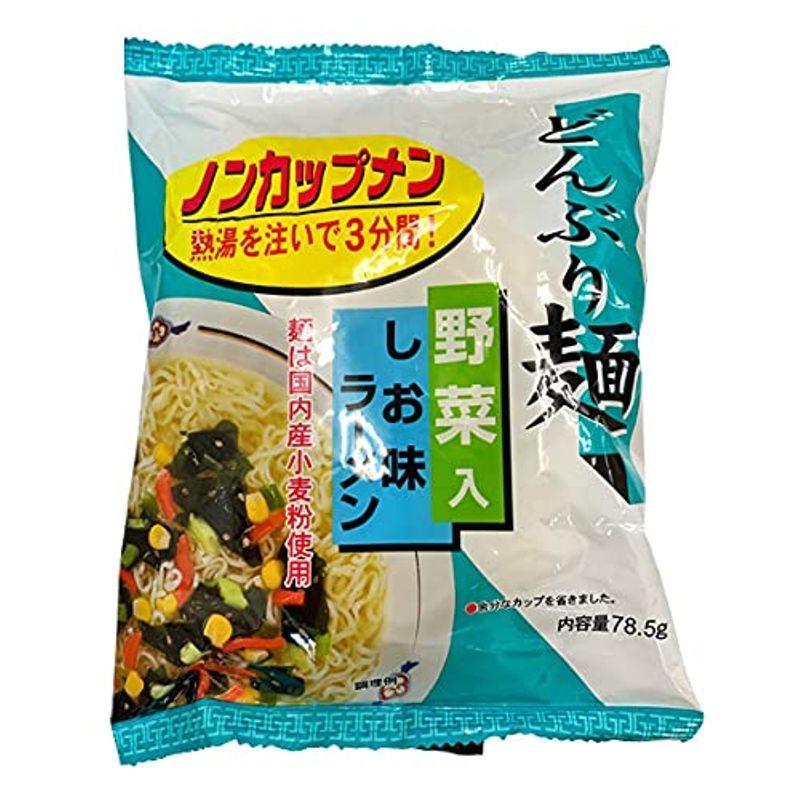 トーエー どんぶり麺 野菜入しお味ラーメン78.5g １ケース（24入）