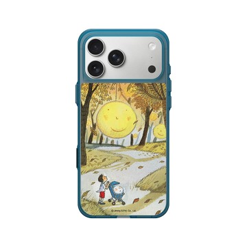 iPhone 17 Pro Max Clear (相機按鈕) 夜幕藍 - 幾米 Jimmy Liao - 月亮忘記了-秋意