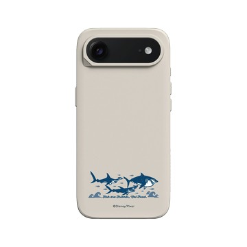 iPhone Air SolidX 貝殼灰 - 迪士尼-皮克斯 PIXAR - 海底總動員-吃素的鯊魚