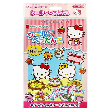 GINCHO 銀鳥 HELLO KITTY 貼紙遊戲本  114枚入
