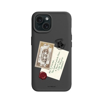 iPhone 15 SolidX 黑 - 哈利波特 Harry Potter - 入學信封和車票