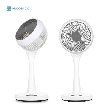 免運家電王熱賣款 niconico 360度陀螺循環立扇 ni-gs902美型扇 靜音省電