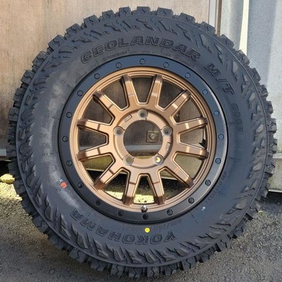 YOKOHAMA GEOLANDAR M/T G003 16インチ　jb64にて GEOLANDAR ヨコハマ ジオランダー MT G003 185/85R16 ジムニー