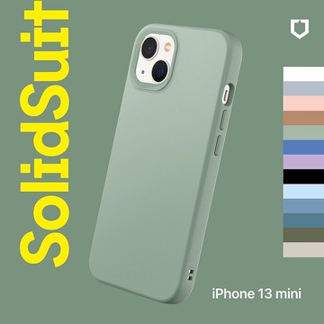 RHINOSHIELD 犀牛盾 iPhone 13 mini 5.4吋 SolidSuit 經典防摔背蓋手機保護殼-經典款循