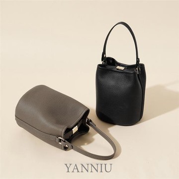 (免運)巖牛新款真皮包包百搭時尚小眾輕奢高級感斜跨軟皮女款包YN3407