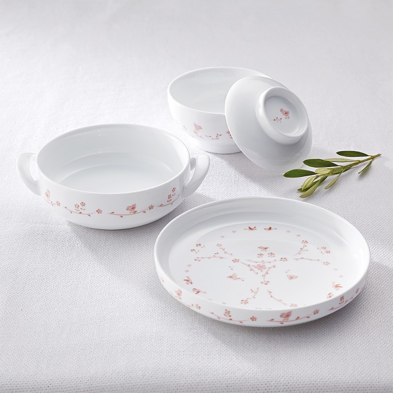 Noritake ベビー食器4点セット ピンク - ベビー用食器