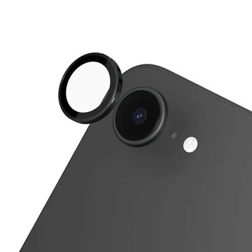 RHINOSHIELD 犀牛盾 9H玻璃鏡頭保護貼 黑色  iPhone 16e/17e  1套