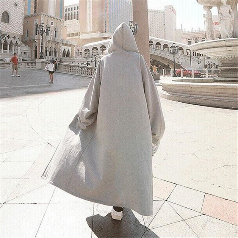 春コート フード パーカー コーディガン グレージュ ダブルフェイス 素敵 コート レディース コーディガン 春 ロングコート ジップ