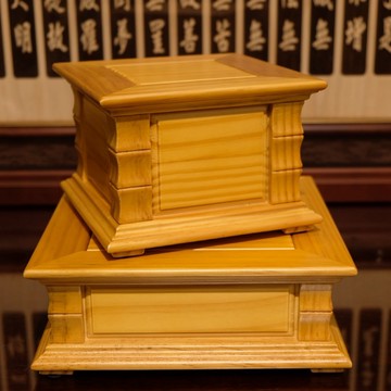 現貨供應 弘喧 四角 素面貼座 實木 墊高 神像 神尊 疊座 佛具 神明底座 托架 工藝品 几桌 神座 神明 佛像 展示