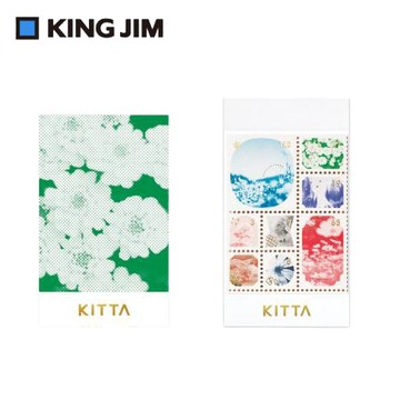 KING JIM KITTA和紙膠帶-燙金郵票貼紙/KITPP003/相片