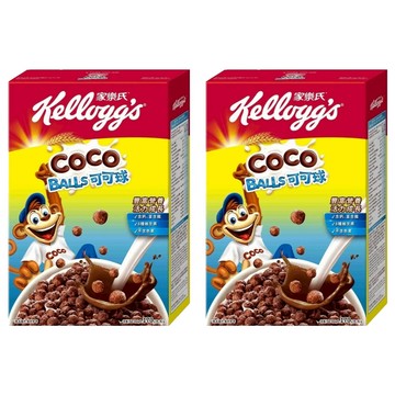 家樂氏 COCO 可可猴 可可球 含多種維生素 搭配牛奶美味又營養 穀物脆片  170g  2盒
