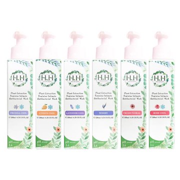 【HH 草本新淨界】私密植萃抗菌潔淨露 200ml瓶-6款香味任選