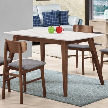 MUNA家居 華爾斯4尺岩板餐桌(不含椅) 120X80X75cm