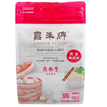 嘉禾牌 特級中筋粉心麵粉(1KG)