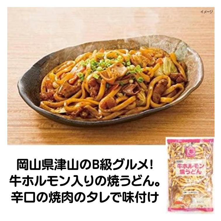 冷凍食品 ジョイグルメ 牛ホルモン焼うどん 250g 牛ホルモン 牛 ホルモン 焼うどん ご当地 ベンチマーク 岡山県津山 兵庫県佐用町 B級グルメ