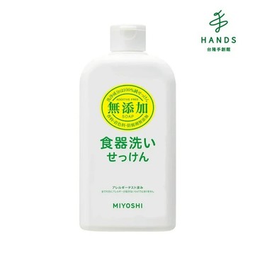 【MiYOSHi】無添加餐具洗潔精370mL(洗碗精)｜台隆手創館