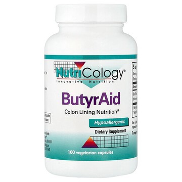 Nutricology, ButyrAid，100 粒緩釋素食膠囊
