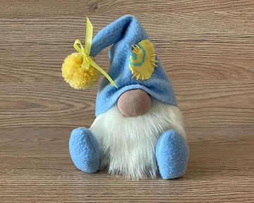 復活節彩蛋精靈藍色春天侏儒侏儒禮物侏儒裝飾品