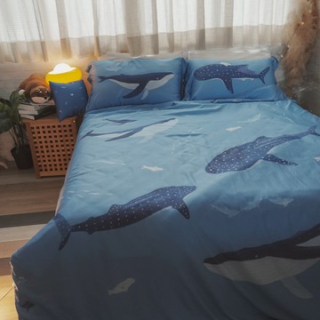 棉床本舖｜插畫聯名x海之樂園 ❱ 100s萊賽爾天絲™-床包 - 單售/被套