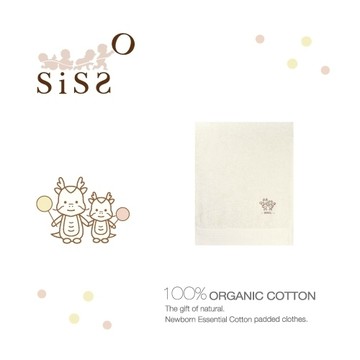 【SISSO有機棉】有機棉米小龍澎澎毛巾
